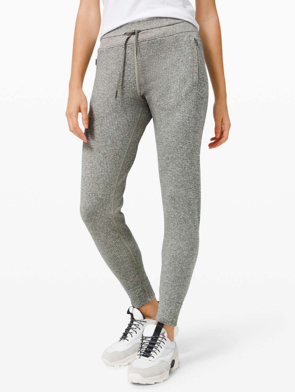 Lululemon Engineered Warmth Jogger in Grey Sage / White